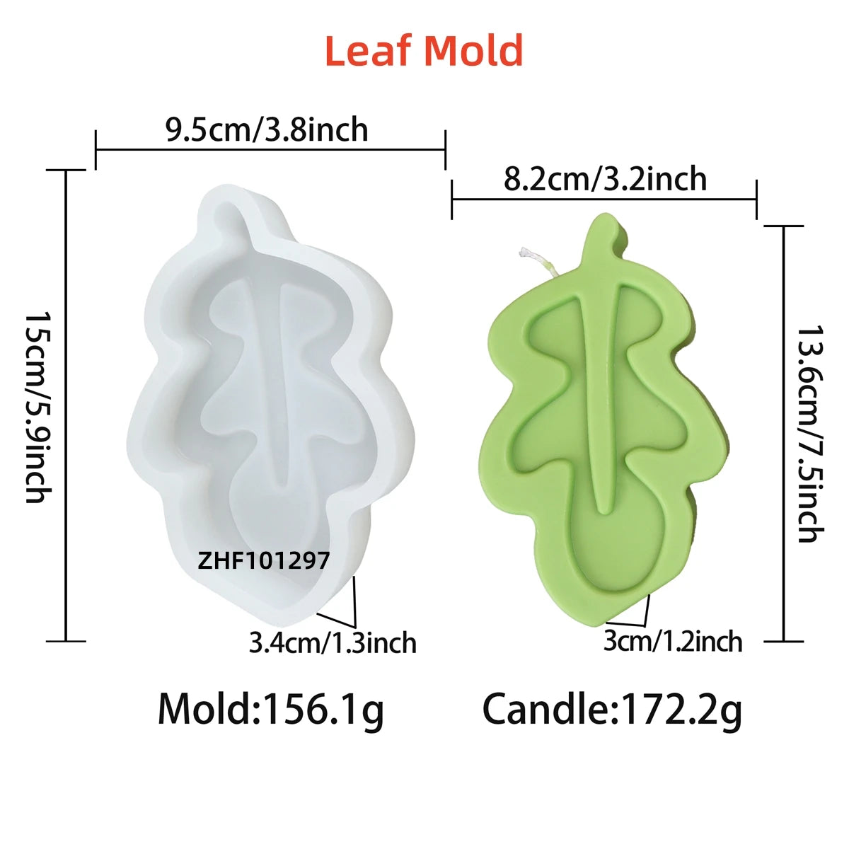 3D Maple Leaf Candle Mold DIY Leaf Shape Scented Soap Plaster Silicone Mold for Crafts Versatile Car Fragrance Mold Home Decor